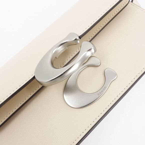 Coach Idol 23 Shoulder Bag Ivory OS - Picture 12 of 14